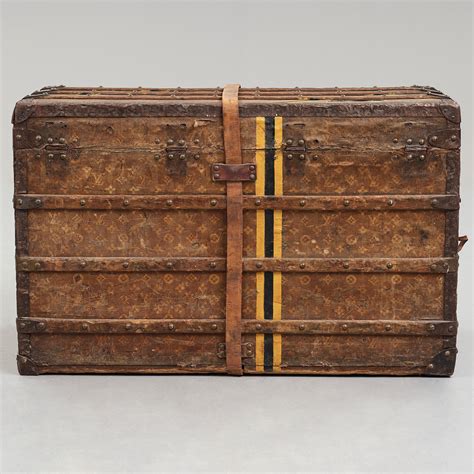 louis vuitton trunk 1854|Louis Vuitton speedy trunk.